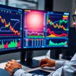 Trading view platform showcasing detailed market charts with actionable insights for traders